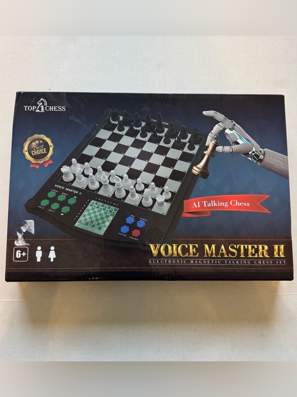 Top 1 Chess Voice Master II Electronic Talking Chess Set OPEN BOX